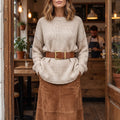 Sienna – The wide gold-buckle belt