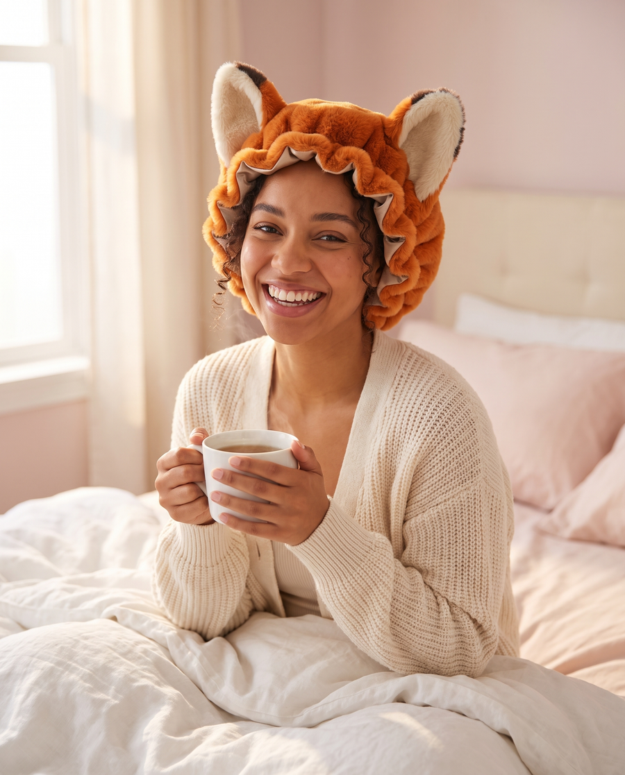 Foxy – The cutest anti-frizz bonnet